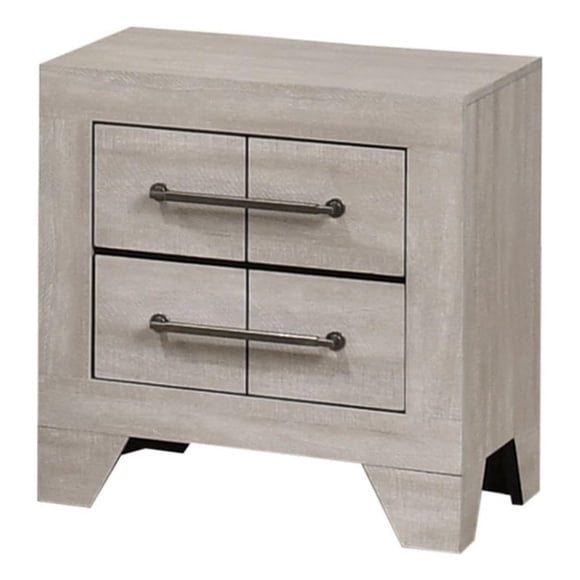 Buró Best Quality Furniture 2 Cajones Roble Gris Rústico