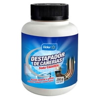 Destapador De Cañerías Líquido Soda Cáustica Botella 250 G Lider
