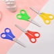 thumbnail image 4 of tijeras de seguridad para niños, tijeras escolares para manualidades, tijeras de punta roma para entrenamiento preescolar con escala en cm, tijeras con mango izquierdo y derecho para estudiantes, reco, 4 of 7