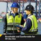 thumbnail image 4 of Chaleco de seguridad COOLJOB de alta visibilidad, 9 bolsillos, amarillo reflectante, talla S, 4 of 6