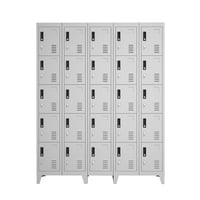 Recilock - Lockers Metálicos: 5 Cuerpos Y 25 Puertas