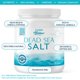thumbnail image 2 of Sal del Mar Muerto LA SALT CO, 2,27 kg, grano fino, 100% pura, 2 of 7