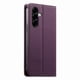 thumbnail image 4 of Funda Tipo Cartera de Cuero Sintético para Samsung Galaxy A57 Bloqueo RFID, con Ranuras para Tarjetas y Bolsillo para Efectivo, Cierre Magnético Fuerte Morado, 4 of 6