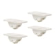 thumbnail image 1 of Mini Ruedas Autoadhesivas De 4 Uds., Material Plástico Para Taquillas, Versátiles, 1 of 5