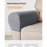 Xusx111 - Cubiertas De Reposabrazos Estirables, Cubiertas De Brazo De Spandex Para Sillas Sofá, Sillón Deslizantes Para Sofá Reclinable - 2Pcs