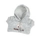 thumbnail image 2 of Ropa Para Muñecas De Peluche Sudadera Para Muñecas Suave DIY Muñeca Con Capucha Conjunto Gris, 2 of 3