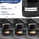 thumbnail image 2 of Espejos de remolque Sanooer para Silverado/Sierra, negro, LED y calefacción, 2 of 8