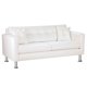 thumbnail image 3 of Sofa New Retro 3 Cuerpos Pu 12 Blanco, 3 of 5