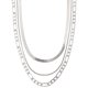 thumbnail image 1 of Collar Believe by Brilliance Triple Capa Plateado 45cm, 1 of 3