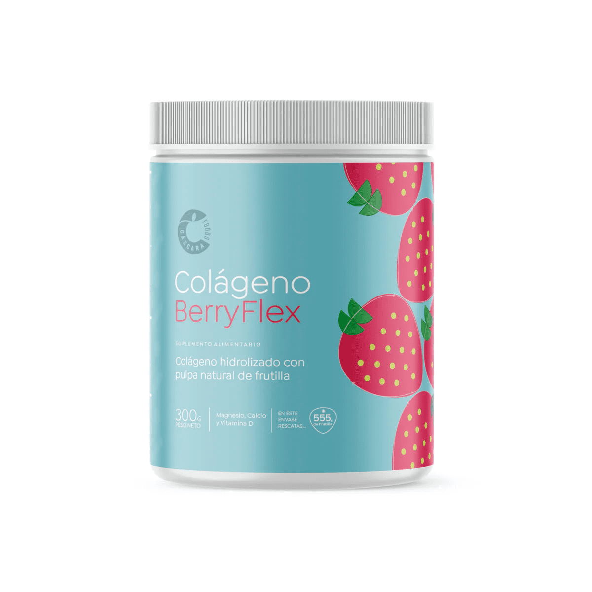 Cáscara Foods - Colágeno Berryflex 300gr Cascara Foods