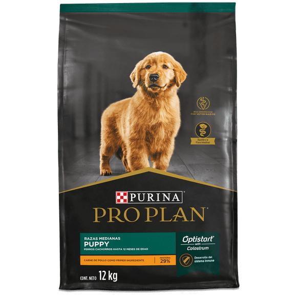 Purina Pro Plan Puppy Razas Medianas con Optistar 12kg