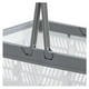 thumbnail image 2 of Canasto Organizador Con Asas Gris 40x29x30cm, 2 of 3