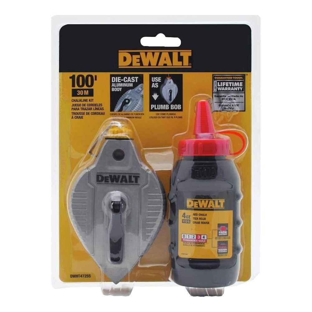 Tizador De Aluminio Fundido Con Tiza Roja Dewalt Dwht47255l