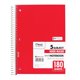thumbnail image 1 of Cuaderno de espiral Mead de 5 materias, ancho 19 cm, rayado amplio, 180 hojas, 1 of 7