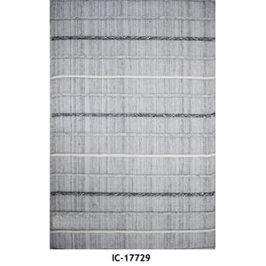 Decoghar - Alfombra Sintetica Deco Pet New Collection Gris Diseño Moderno Lavable Indoor/Outdoor1,2X1,8 Mts