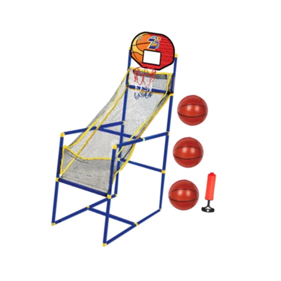 Juego de baloncesto arcade para niños para competición, portería de baloncesto portátil de una sola canasta, juguete deportivo para niños de 3 a 12 añ con 3 bolas
