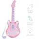 thumbnail image 4 of Guitarra de juguete para niños Best Choice Products de 19 pulgadas, rosa, con soporte para micrófono, 4 of 7