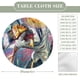 thumbnail image 2 of Chainsaw Man-theme Fitted Round Tablecloths Elastic Edged Table Covers Waterproof Table Cloth for Kitchen Holiday Party Tables Decor 150cm, 2 of 6