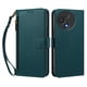 thumbnail image 1 of Funda Tipo Billetera para TCL 60 5G con Soporte y Bolsillo con Cierre Verde, 1 of 1