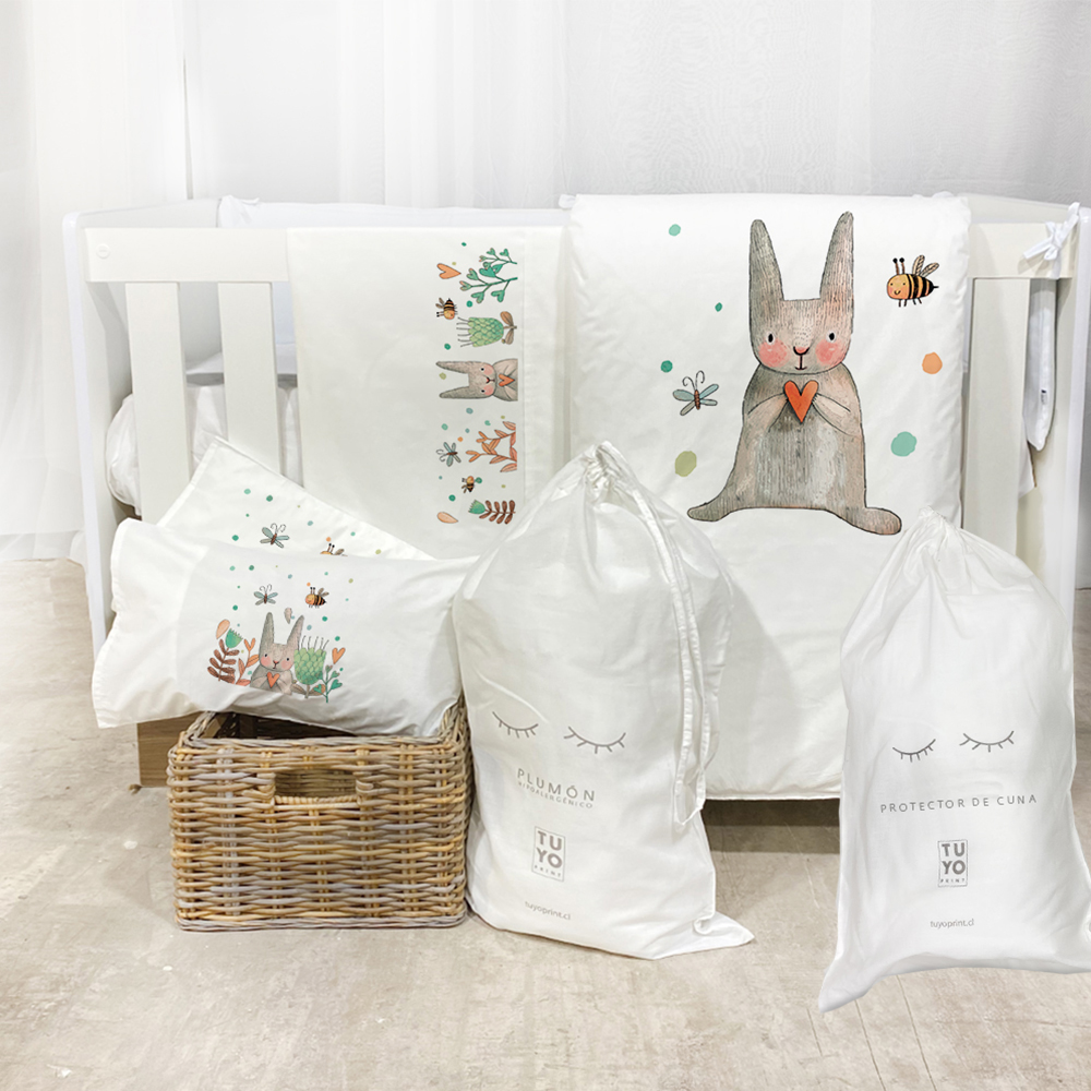 Tuyo Print - Set Cuna - - Conejito