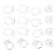 thumbnail image 3 of 100 Piezas De Pestañas Falsas Adhesivo Desechable Tatuaje Pigmento Titular Anillo Paleta Grande, 3 of 3