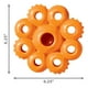 thumbnail image 3 of Kong Quest Star Pod Juguete Rellenable Limpia Diente Talla L naranja, 3 of 5