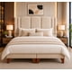 thumbnail image 1 of Cama King Size Milano + Respaldo King Size Milano + Colchon Mery Desing Beige, 1 of 8
