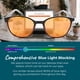 thumbnail image 3 of Gafas de luz azul Sleep ZM 99% ámbar para niños, 3 of 9