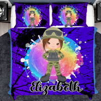 Milsleep - Ropa De Cama Personalizada Del Ejército Para Niños Pequeños