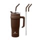 thumbnail image 1 of Vaso térmico HYDRAFLOW Capri 1,18 L con sorbete, asa y tapa color cacao, 1 of 9