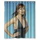 thumbnail image 1 of Cortina de ducha de lujo Jennifer Garner con ganchos, tamaño 60 x 72 pulgadas, 1 of 3