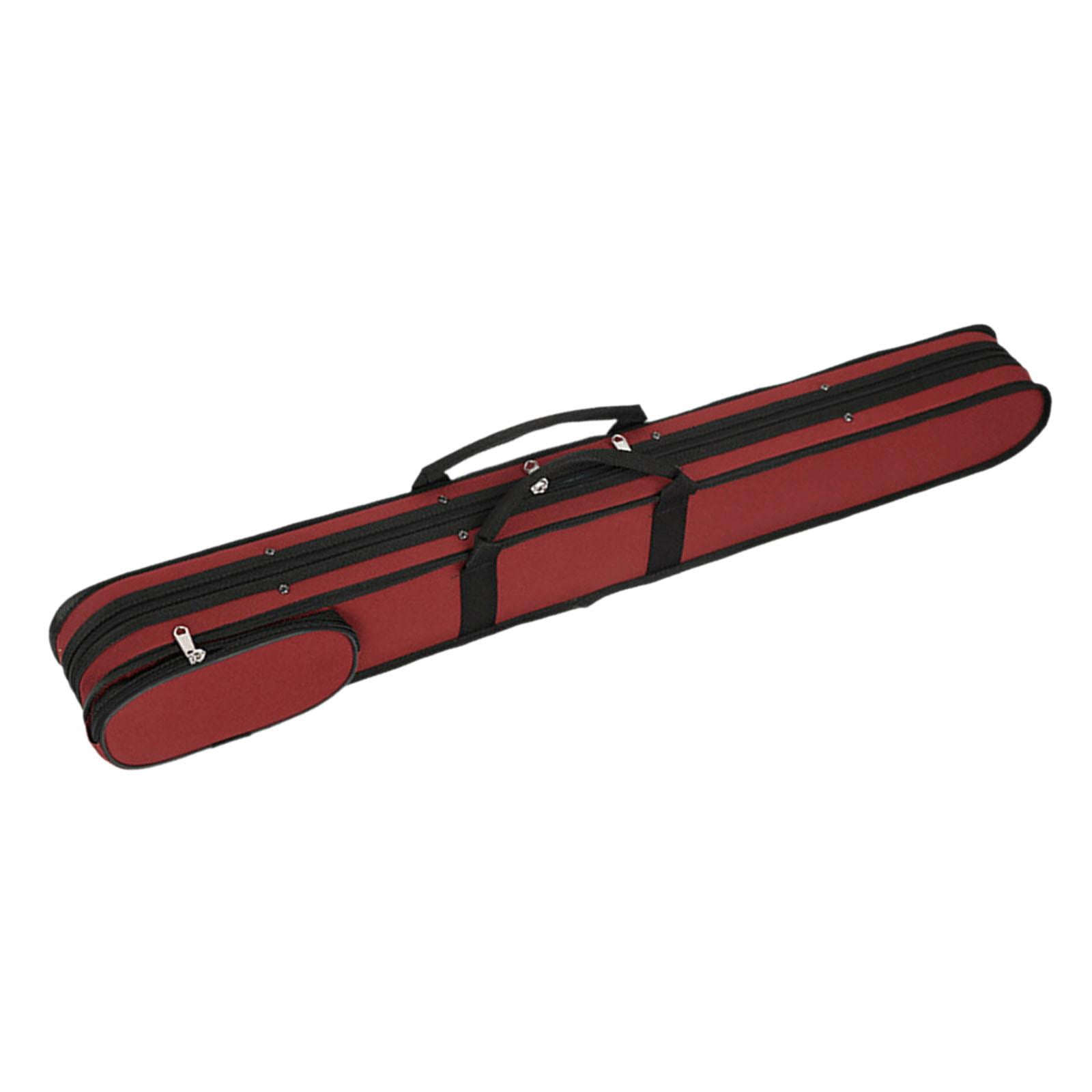 Bothyi - Caja De Arco Para Bajo De Cuerda, Bolsa De Arco Acolchada Portátil Para Actuaciones Al Aire Libre, Camping, Color Rojo