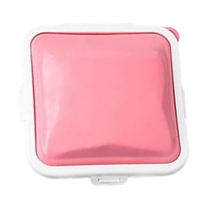 Bothyi - Fiambrera De Silicona Contenedor De Almacenamiento De Alimentos Cajas De Sándwich Para Microondas Rosa