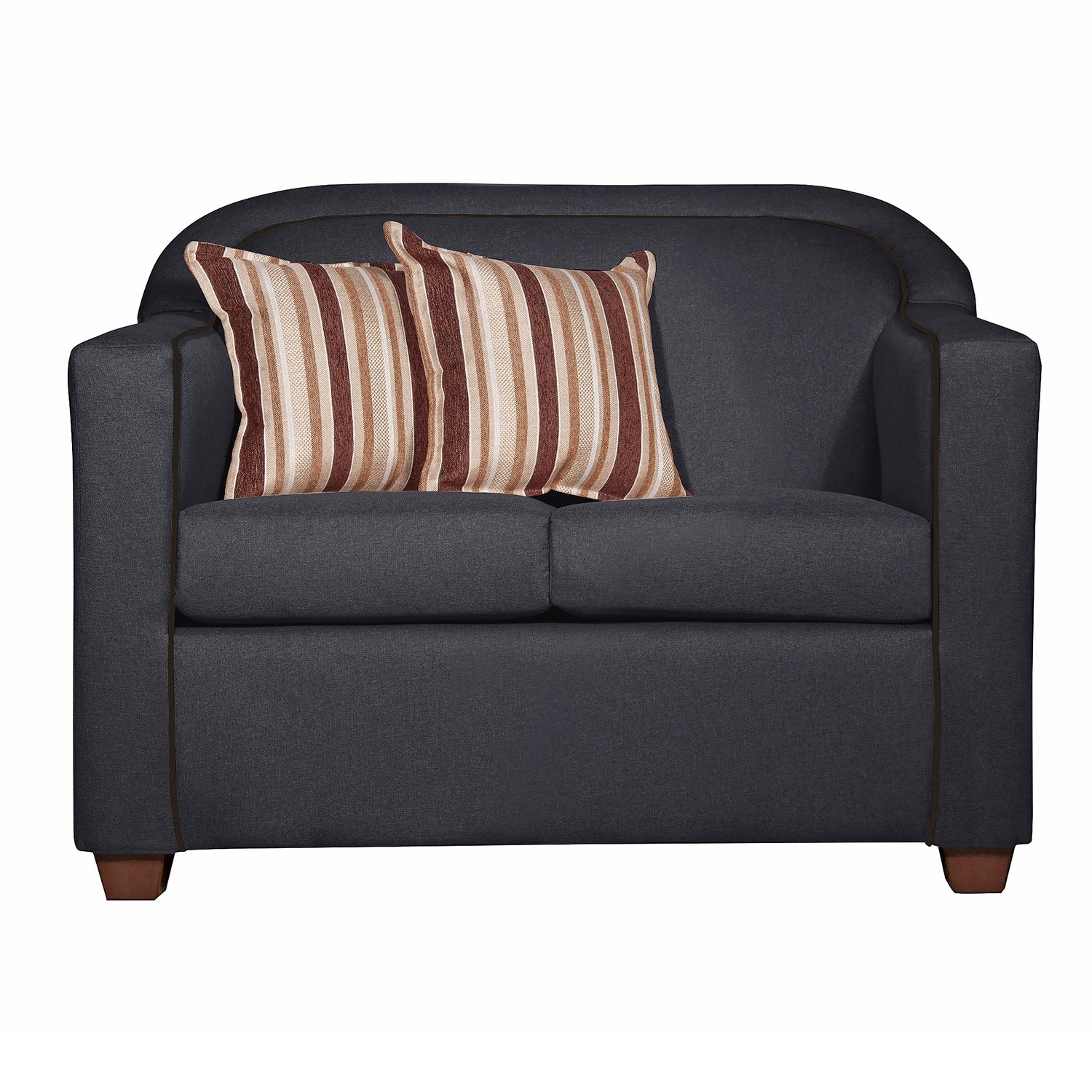 Ruzam Mobel - Sofá 2 Cuerpos Zafiro Negro