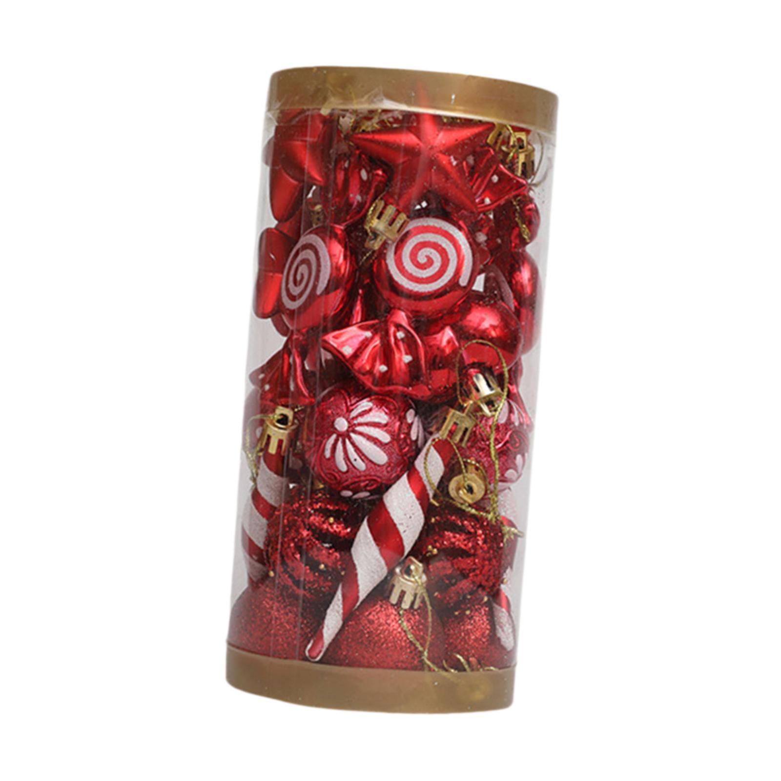 Magideal - 31 Piezas De Decoraciones Colgantes Para Árboles De Navidad, Dijes Navideños, Colgantes Navideños, Adornos Navideños, Decoraciones Para Fiestas En El Rojo