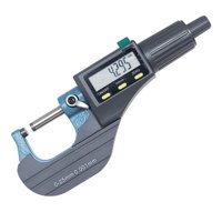 Xusx111 - Micrometro Digital, Herramientas De Medición De Pulgadas / Métricas Profesionales 0.001 Mm Resolución Espesorímetro, Funda Protectora Con Batería Extra