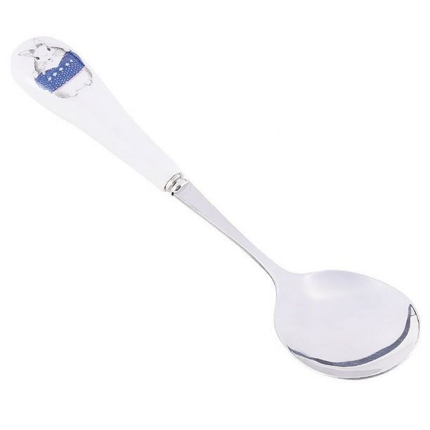 Cute Cartoon Children Spoon Stainless Steel Creative Baby Utensil Coffee Tea Dessert Tableware Kids Learning Dinnerware MBG0389