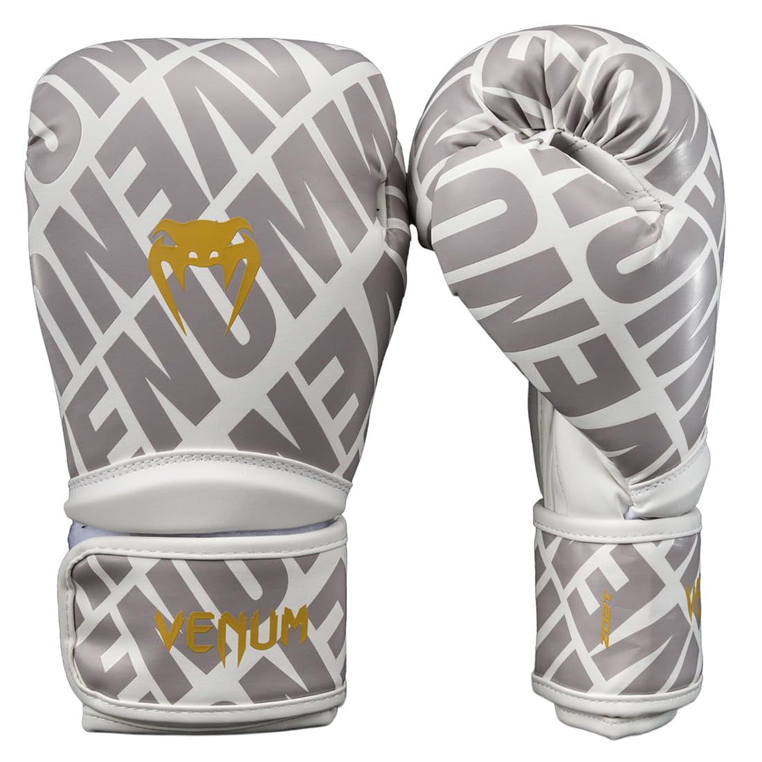 Guantes De Boxeo Venum Contender 1.5 Xt 3d Blanco/dorado 12 Oz