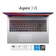 thumbnail image 2 of Notebook Aspire 3 A315-59-58YL-1+C20 15.6" FHD Intel Core i5 Iris Xe 16GB 512GB SSD Plateado, 2 of 8