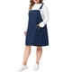 thumbnail image 4 of Vestido de Mezclilla con Tirantes Ajustables sin Mangas para Mujer de Talla Grande de Agnes Orinda, Estilo Casual en Línea A con Bolsillos 2X Azul Oscuro, 4 of 6