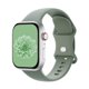 thumbnail image 1 of Correa de silicona Aegce para Apple Watch 41 mm Verde Salvia S/M, 1 of 7