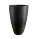 thumbnail image 1 of Macetero Negro Amsterdam 65 Cm Alto Con Plato, 1 of 4