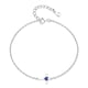thumbnail image 1 of Pulsera HESHPAWS S925 Sterling Silver Cross Ajustable Azul, 1 of 3