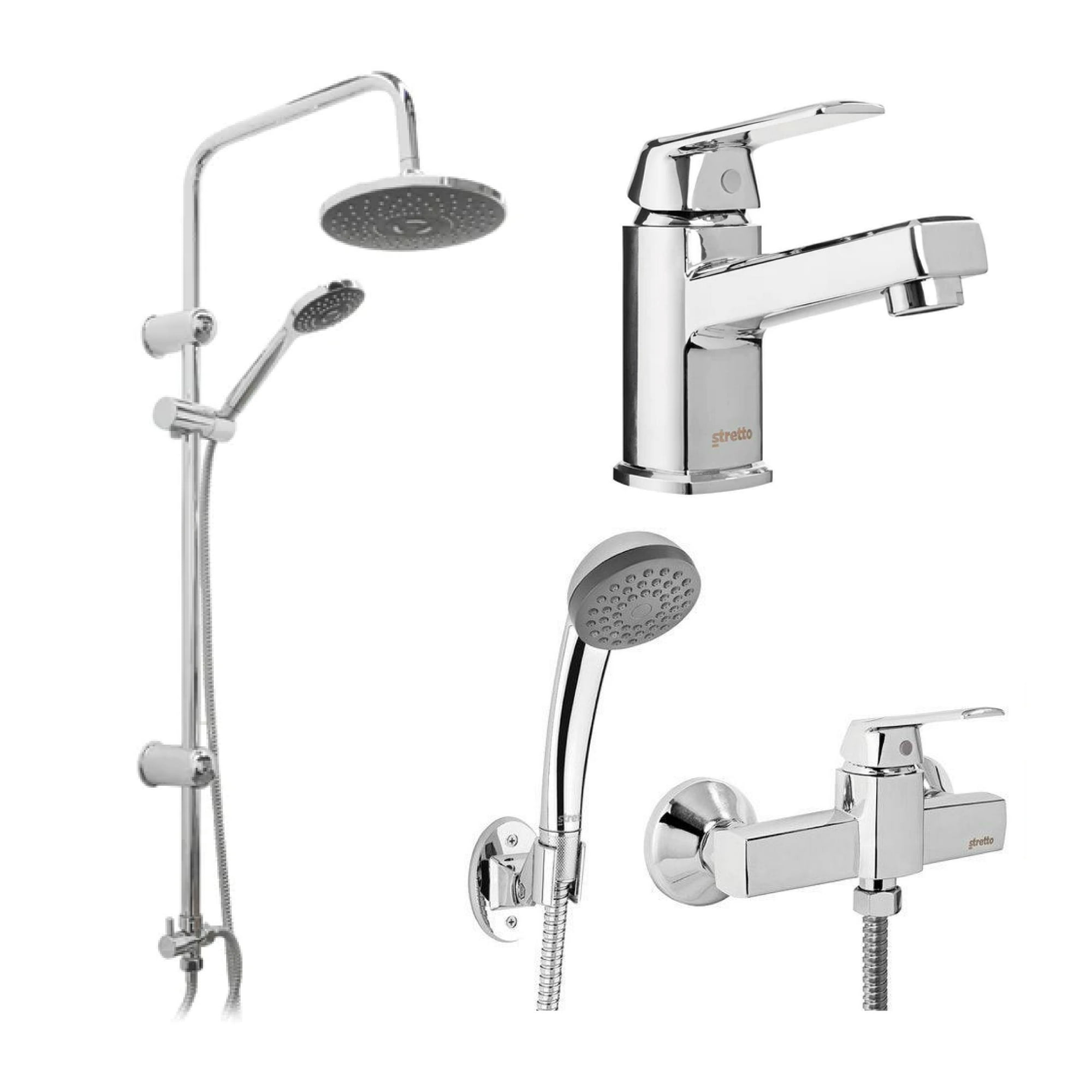 Stretto - Pack Baño Cádiz | Griferías + Columnas