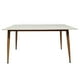 thumbnail image 1 of Mesa de Comedor Rectangular de Cuarzo Calacatta Soft 120x80cm, 1 of 9