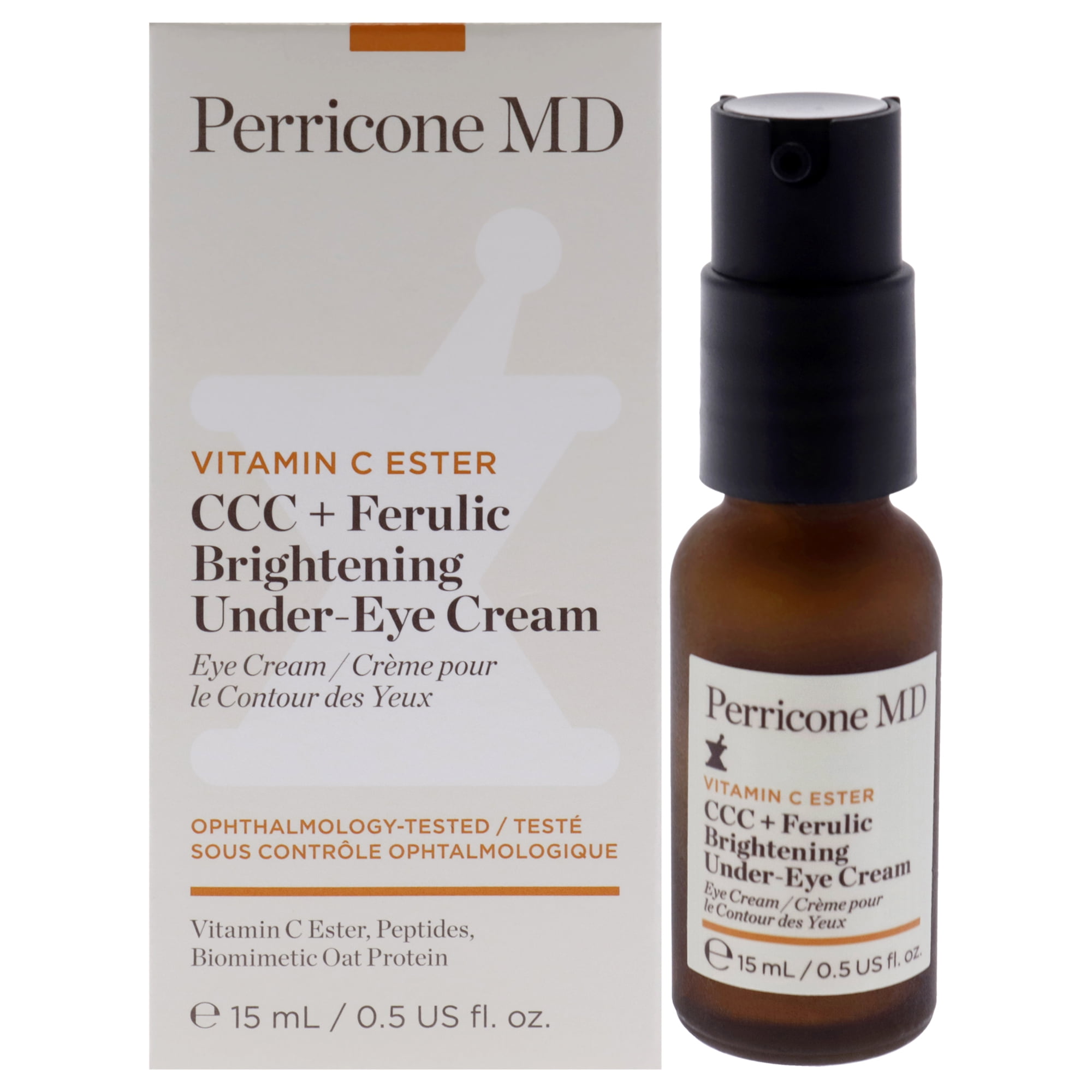 Perricone Md - Crema Iluminada Debajo De Los Ojos Con Éster De Vitamina C Ccc Más Ferúlico De Para Es - 0.5 Oz De Crema