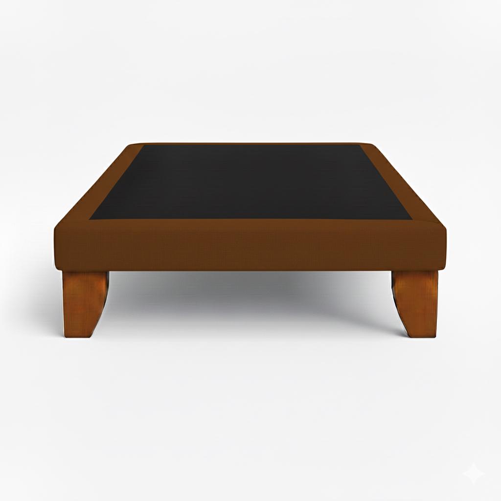 Vitelio - Base De Cama Plazas Y Media 1.5 Color Café