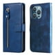 thumbnail image 3 of Funda con Cremallera para iPhone 11 PRO MAX, Carcasa Cartera de Cuero PU con Soporte y Tarjetero, 3 of 6