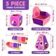 thumbnail image 2 of Tienda de campaña Playz Kids Princess, piscina de bolas, túnel y diana, 2 of 9