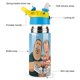 thumbnail image 3 of Universal Basic Guys Botella de Agua con Tapa Pop Top de Un Toque, Acero Inoxidable, a Prueba de Fugas, para Deportes, Botella Infantil azul 12 oz, 3 of 6